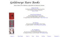 Desktop Screenshot of goldeneyebooks.com