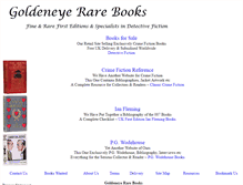 Tablet Screenshot of goldeneyebooks.com